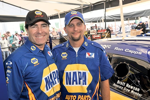 Hewson named 2nd NAPA Auto Parts honorary crew member